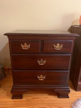 Dresser 3 Draws Mahogany Wood In Good Conditio Gowilkes